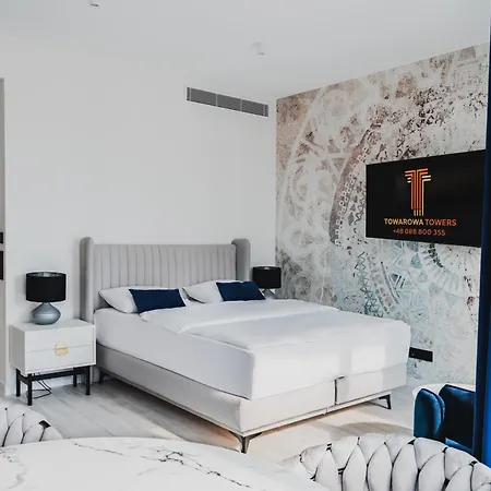 Apartamento Towarowa Towers Skyline View *